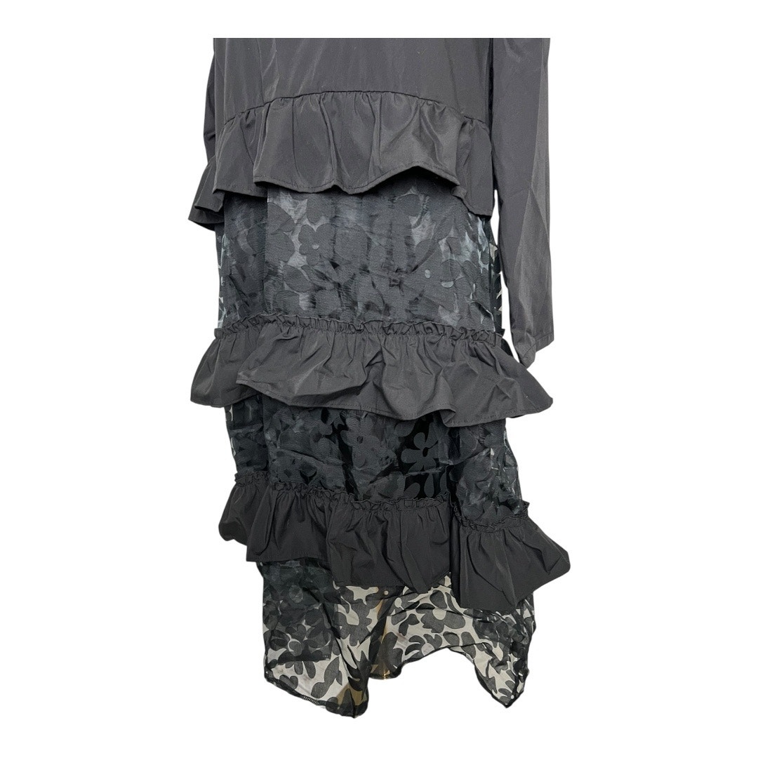 Soolinen Womens Lace Trimmed Dress L Xl Artisan Wearable Art Whimsygoth Goth — image 4 of 8